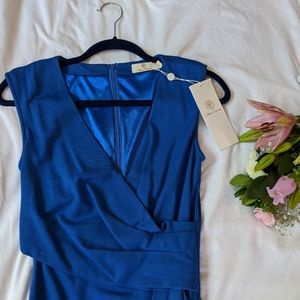Blue cocktail dress